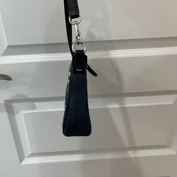 Coach Denim Purse with Silver Rivets - Picture 3 of 4
